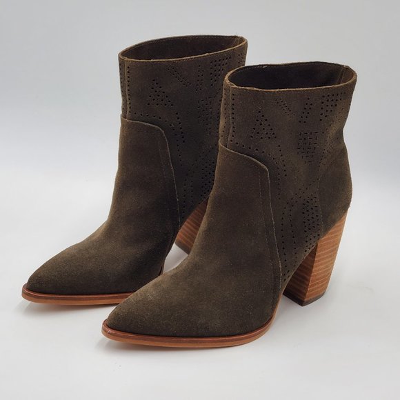 Vince Camuto - Suede Western Bootie - NWOT - Picture 4 of 15